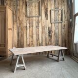 Trestle coffee table