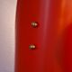 Set of 2 dutch wall lights in red and yellow, 1960s