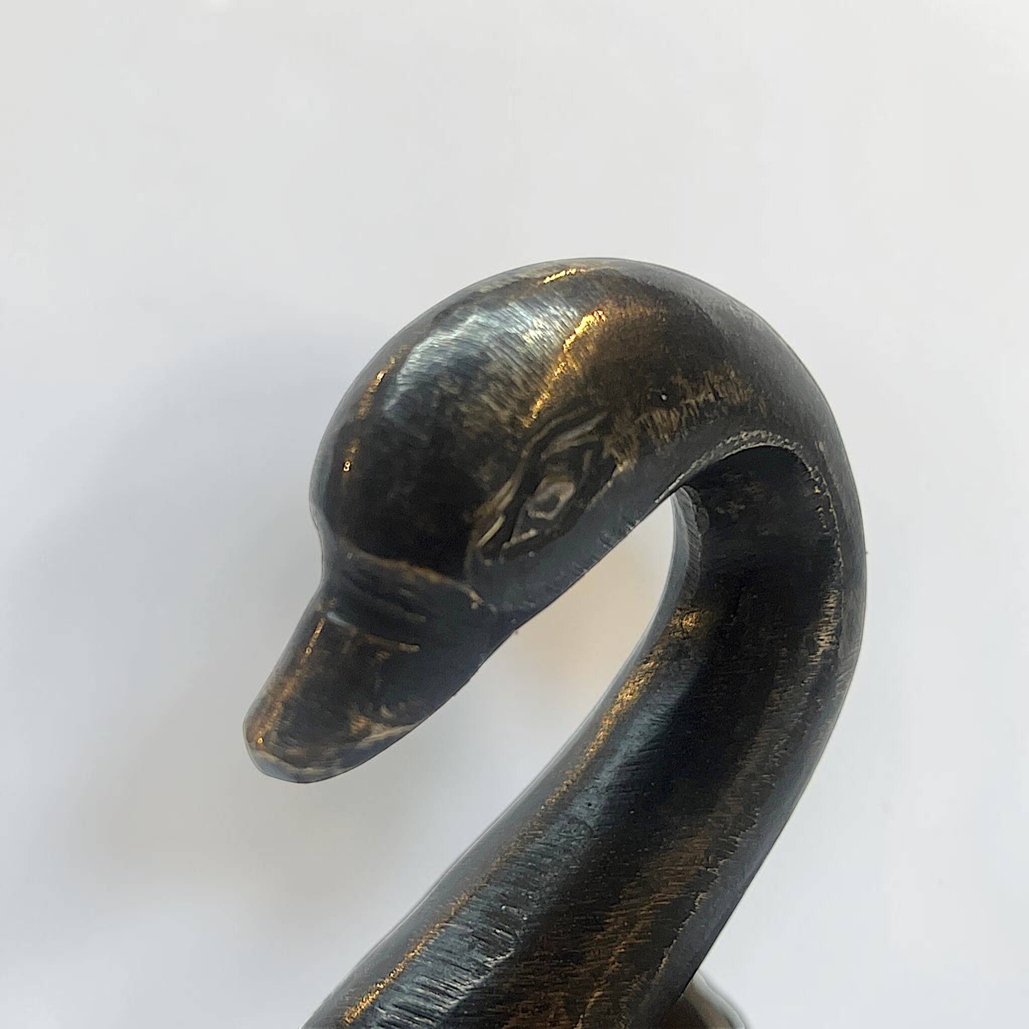 Bronze swan trinket dish bohemian chic trinket dish