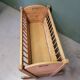 Late 19th century dutch pine wood rocking cradle