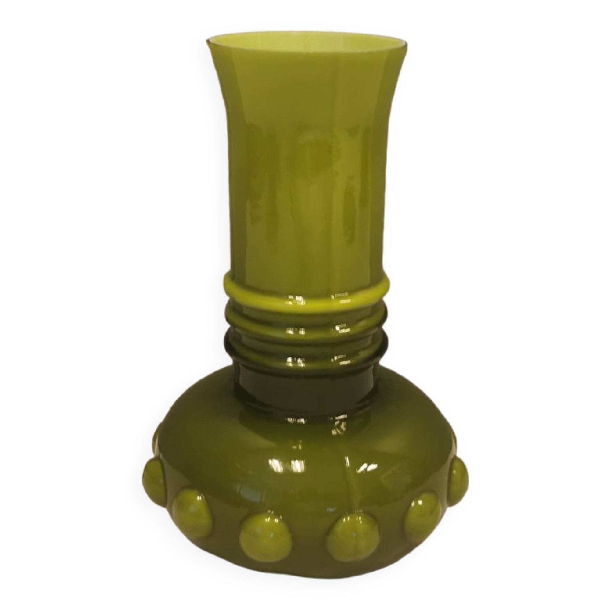 Vase de la verrerie suédoise flygsfors.