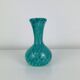 Vintage green/blue blown glass vase