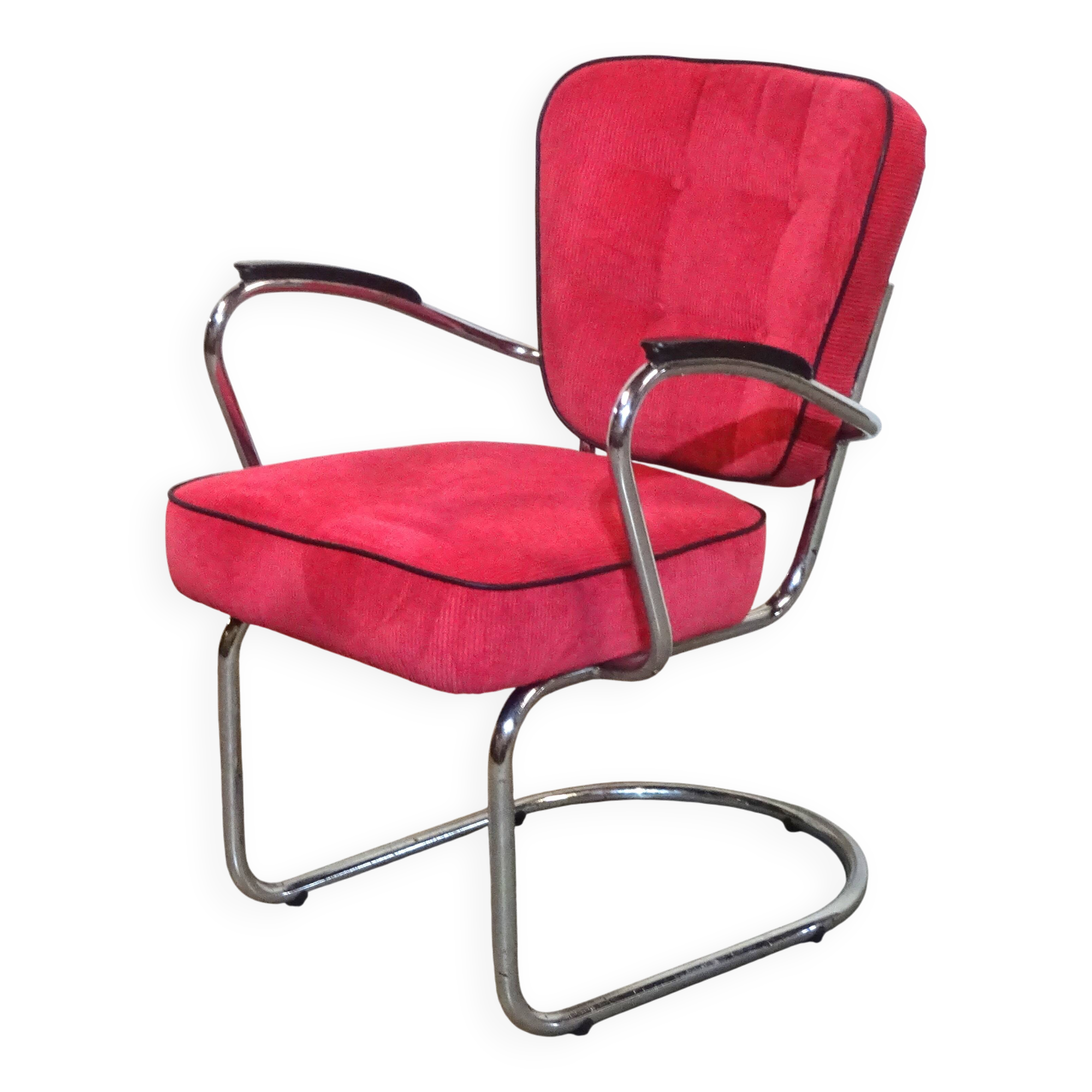 Tubular Frame Armchair by Paul Schuitema for D3-Fana Metaal Rotterdam, 1930