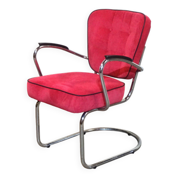 Tubular Frame Armchair by Paul Schuitema for D3-Fana Metaal Rotterdam, 1930