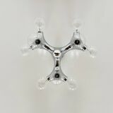 Plafonnier Spoutnik Gemini par Gebrüder Cosack