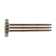 Antique towel rack has three arms