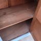Parisian Art Deco armoire with beveled mirror and painted decoration