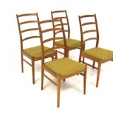 Set de 4 chaises en chêne, Nils Carlsson, Tibro, Suède, 1960