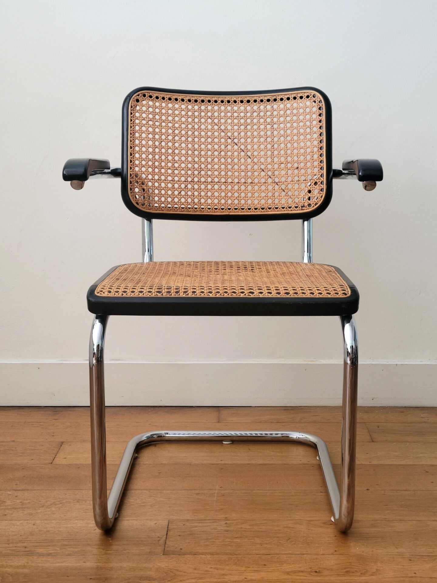 Ensemble de 6 chaises Thonet S64, Marcel Breuer, Thonet Allemagne, 1992