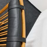 Rocking-chair en teck vintage par Jakob Kjaer