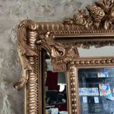 19th century mercury mirror with parecloses