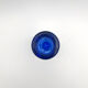 Vase Jan Beránek Chribska Art Glass Blue 27cm 1.68kg Mid-Century