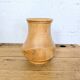 Turned wooden vase