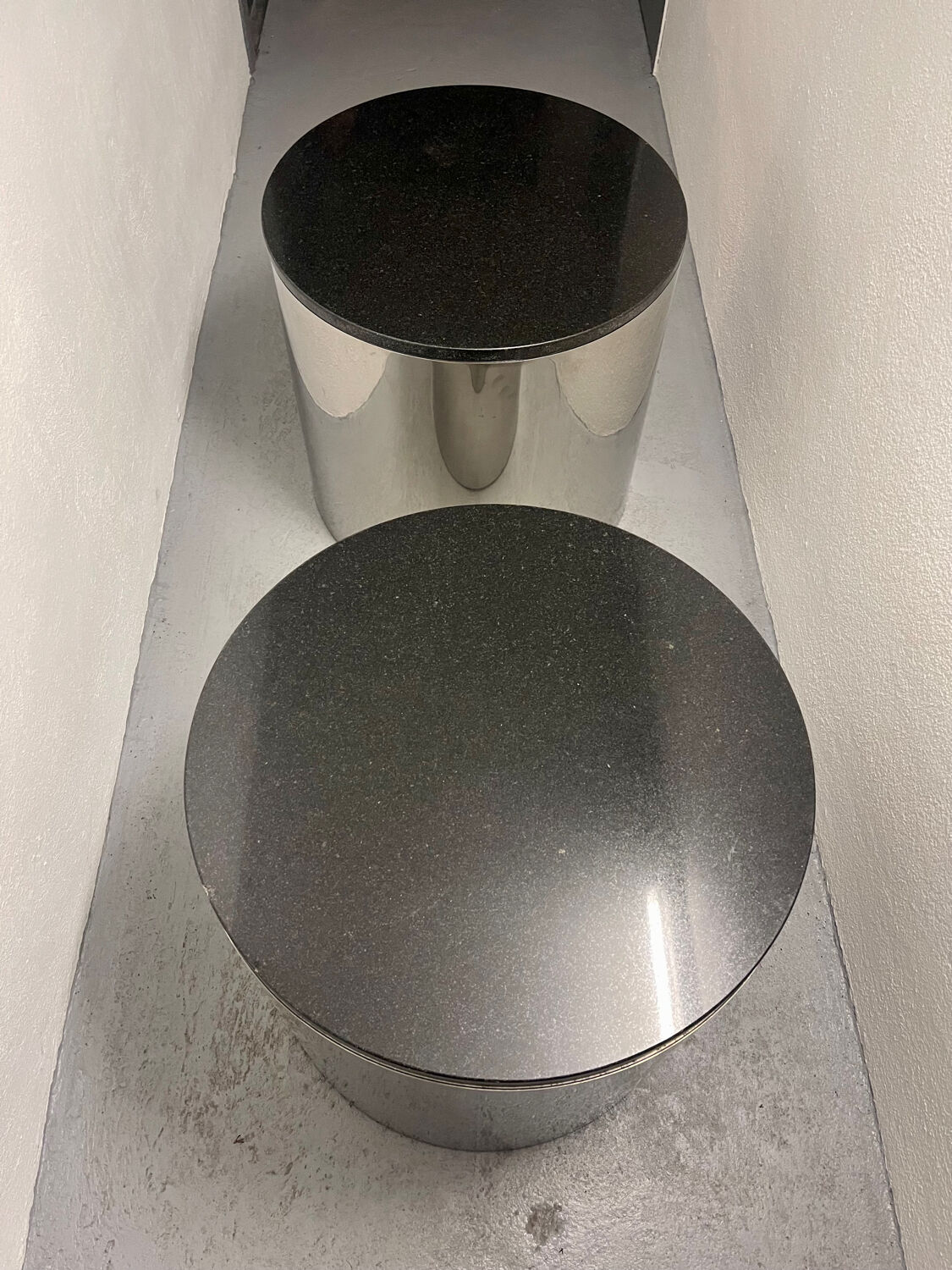 Pair of coffee tables Paul Mayen 70'