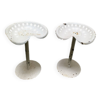 2 tractor seat stools