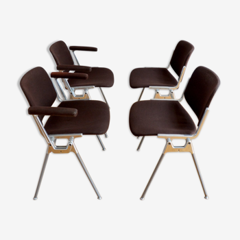 Chairs DSC 106 by Giancarlo Piretti for Castelli 1960s