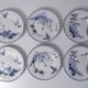 Terre de fer 6 Sarreguemines butterfly dessert plates