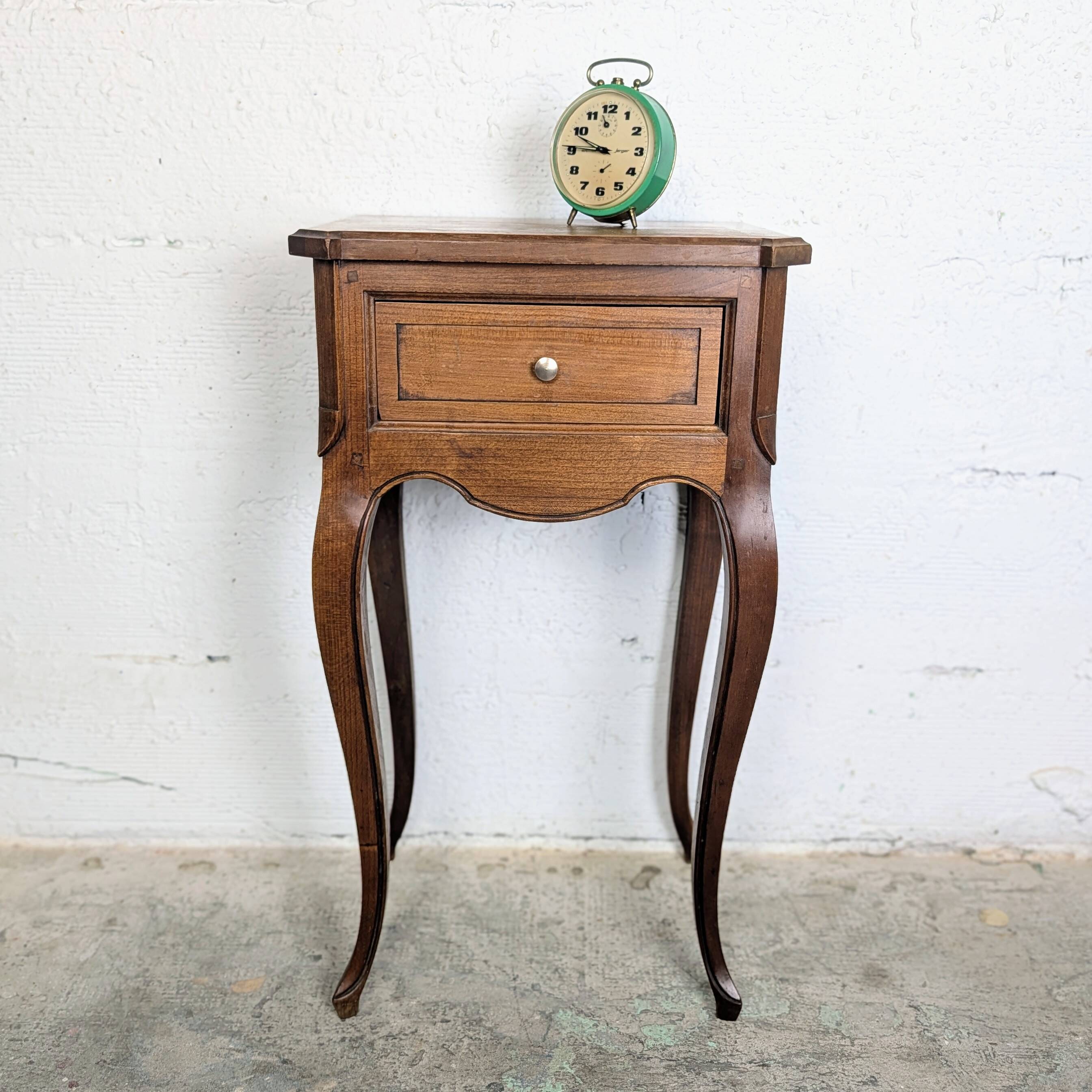 Louis XV style bedside table in solid wood
