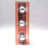 Jocelyne Trocmé Oxar three-light wall lamp from the 1970s.