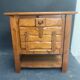 Vintage pine brutalist furniture