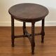 Antique 19th century style turned wooden pedestal table