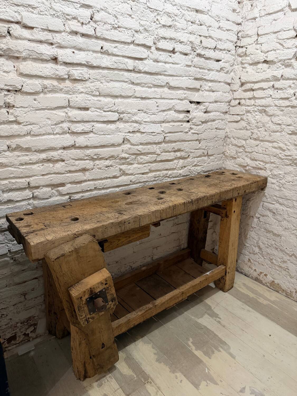 Wooden workbench
