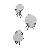 Fossil Leaf Side Tables