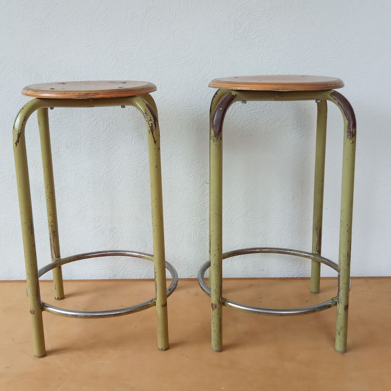 Pair of school stools
