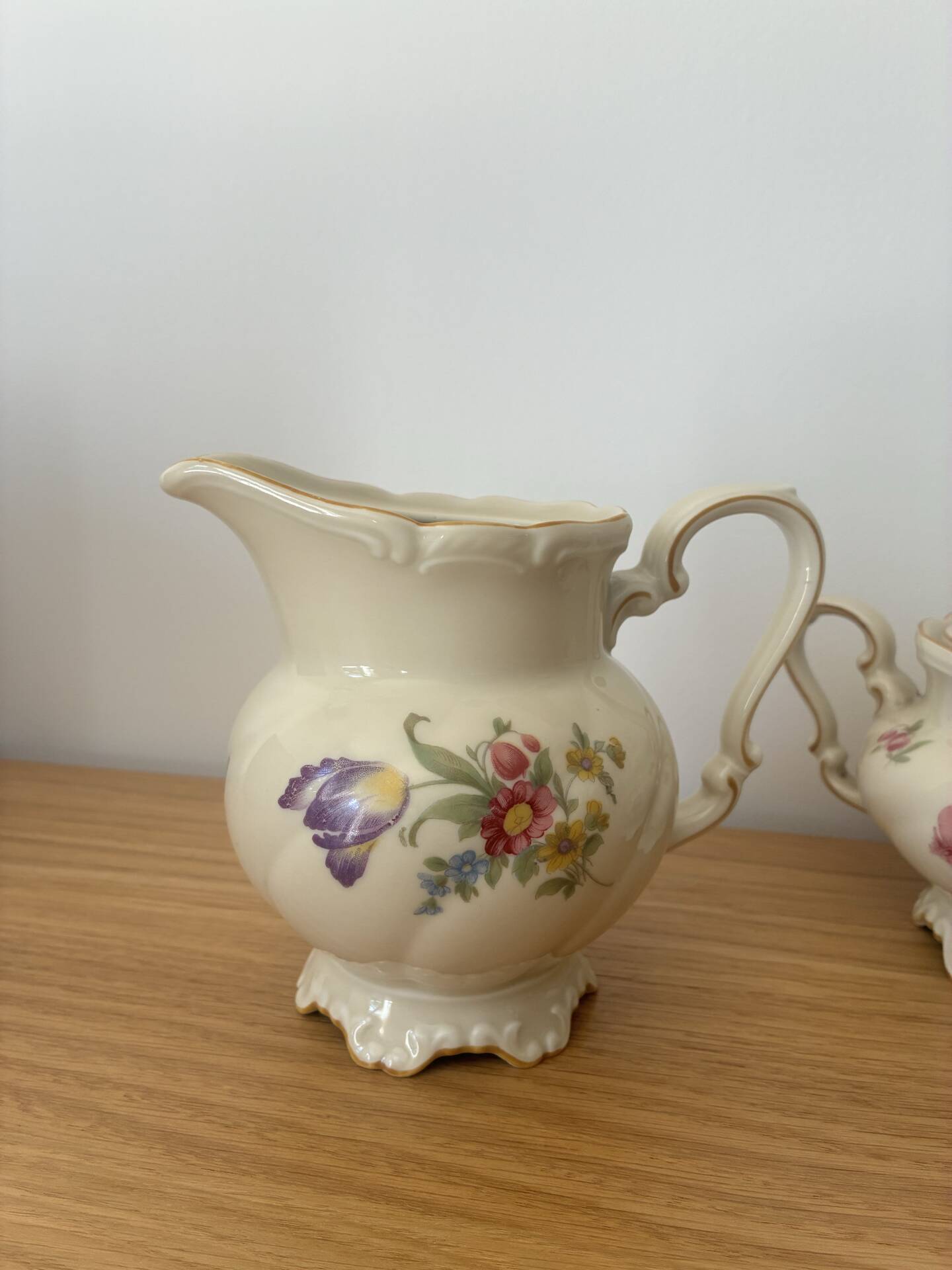 Sucrier et pot à lait vintage