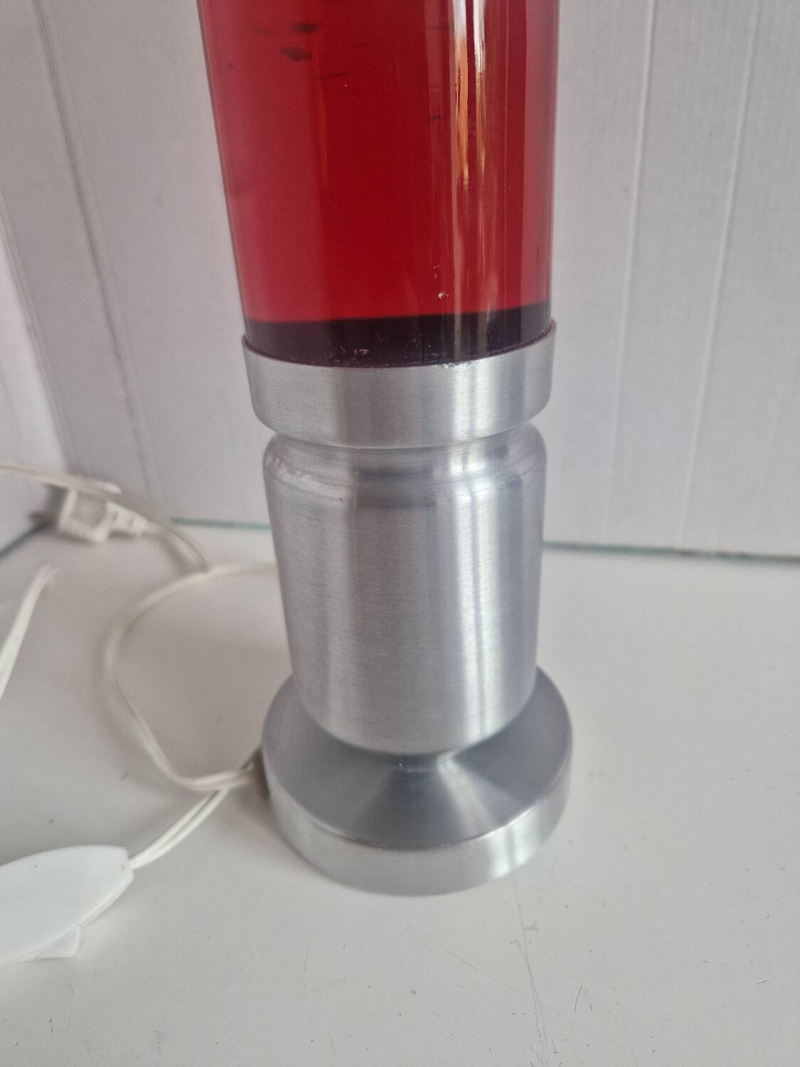 LAVA LAMP - GLITTER LAMP - SPACE AGE - CYLINDER