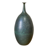 Vase bouteille en céramique émaillé Poterie Gubbels (Pays Bas)