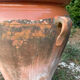 Large ancient jar in glazed terracotta – H. 56 cm