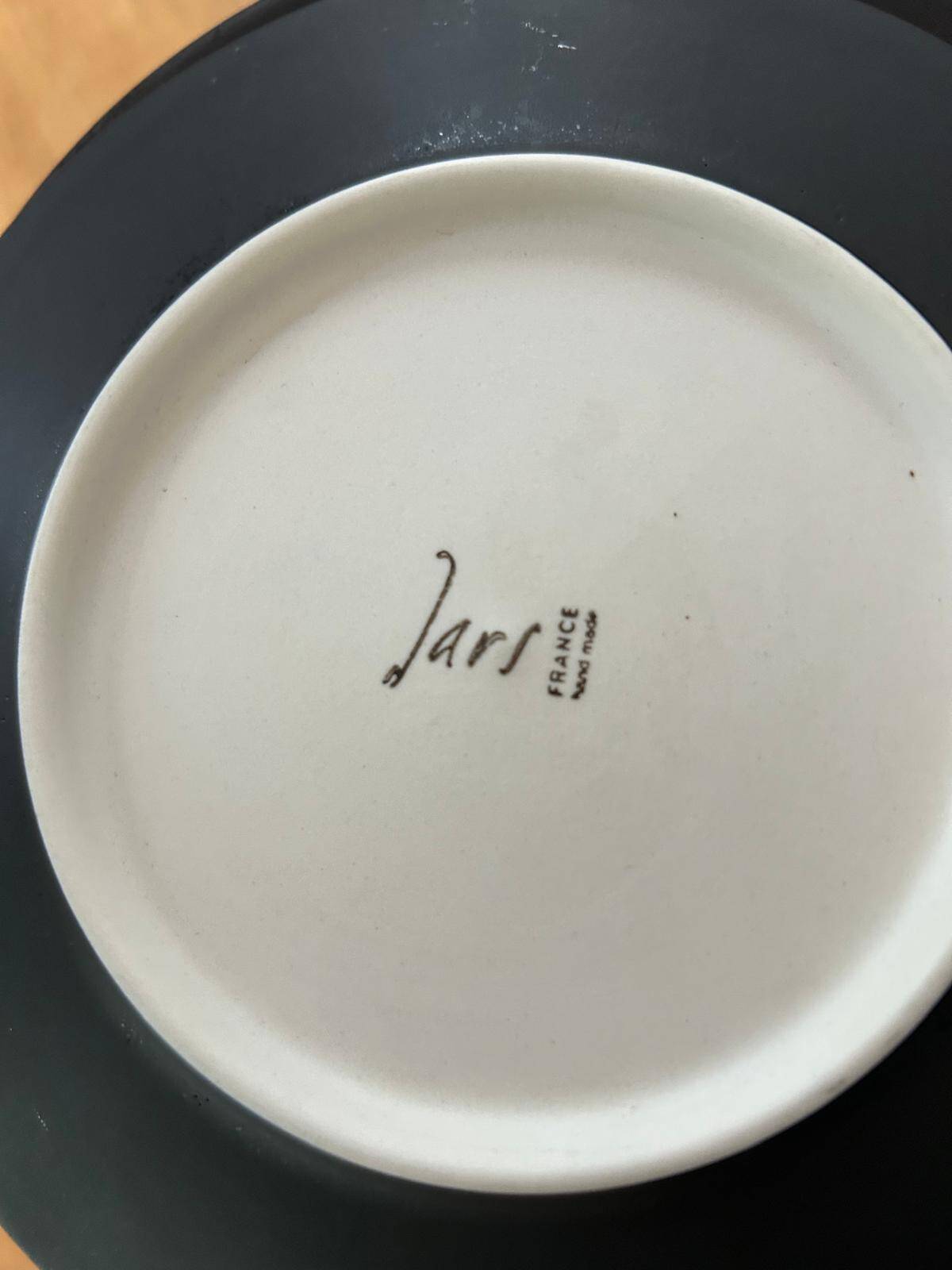 Set of 16 dessert plates JARS CERAMIQUE Tourron collection
