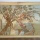 Large Decorative Panel Art. French Work by the Atelier Couteau & Duham.