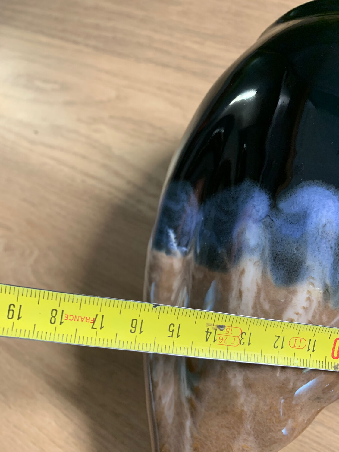 Pichet en grès flammé