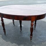 Louis Philippe oval table, 19th