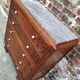 Art Deco commode, vintage antique piece with marble top.