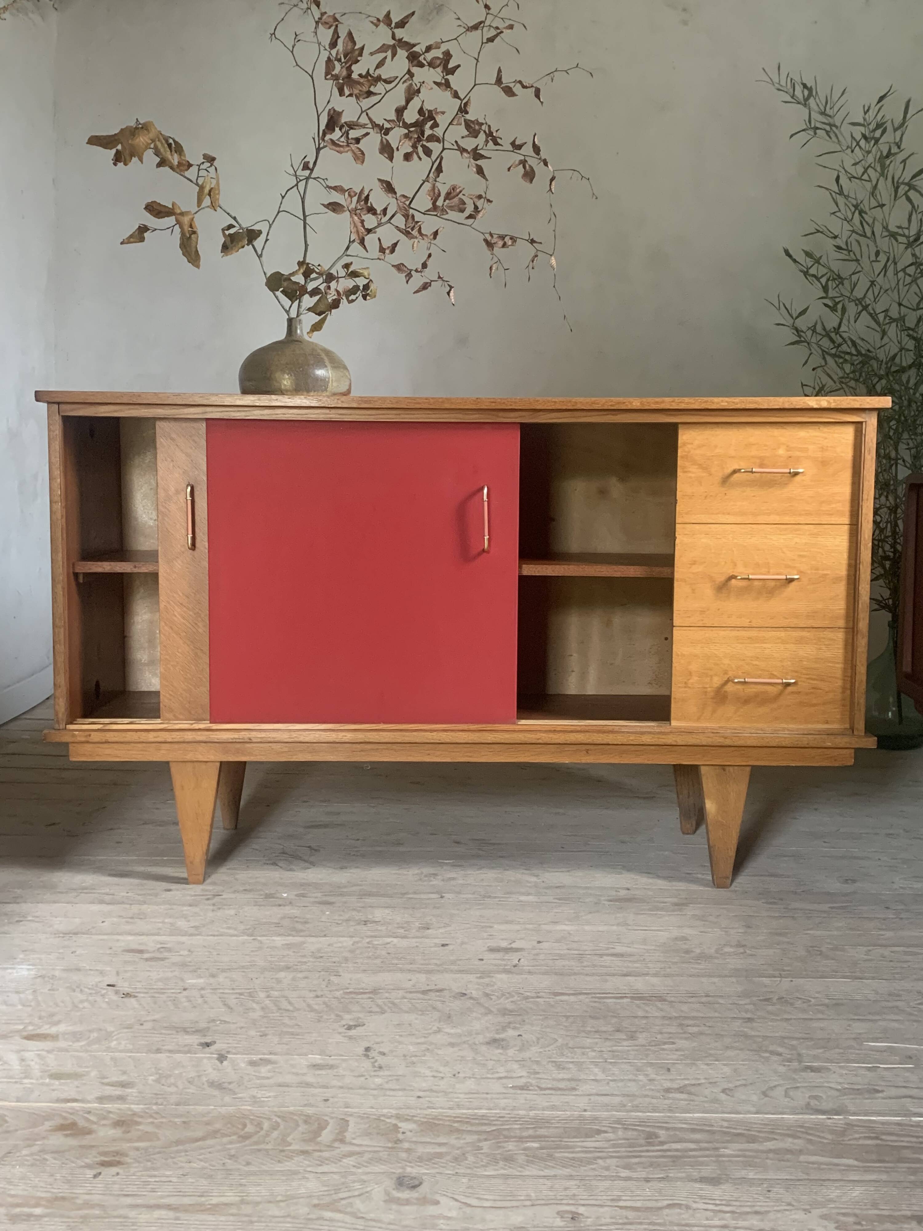 Vintage oak sideboard