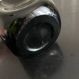 1970s chrome and glass carafe