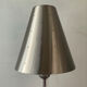 Brushed aluminium design lamp
