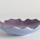 Unique Stoneware Violet Bowl by Margareta Hennix for Gustavsberg Studio, 1970s