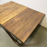 Table basse industrielle, années 1960