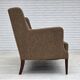 1960s, Danish 3-seater sofa, furniture wool, teak wood.