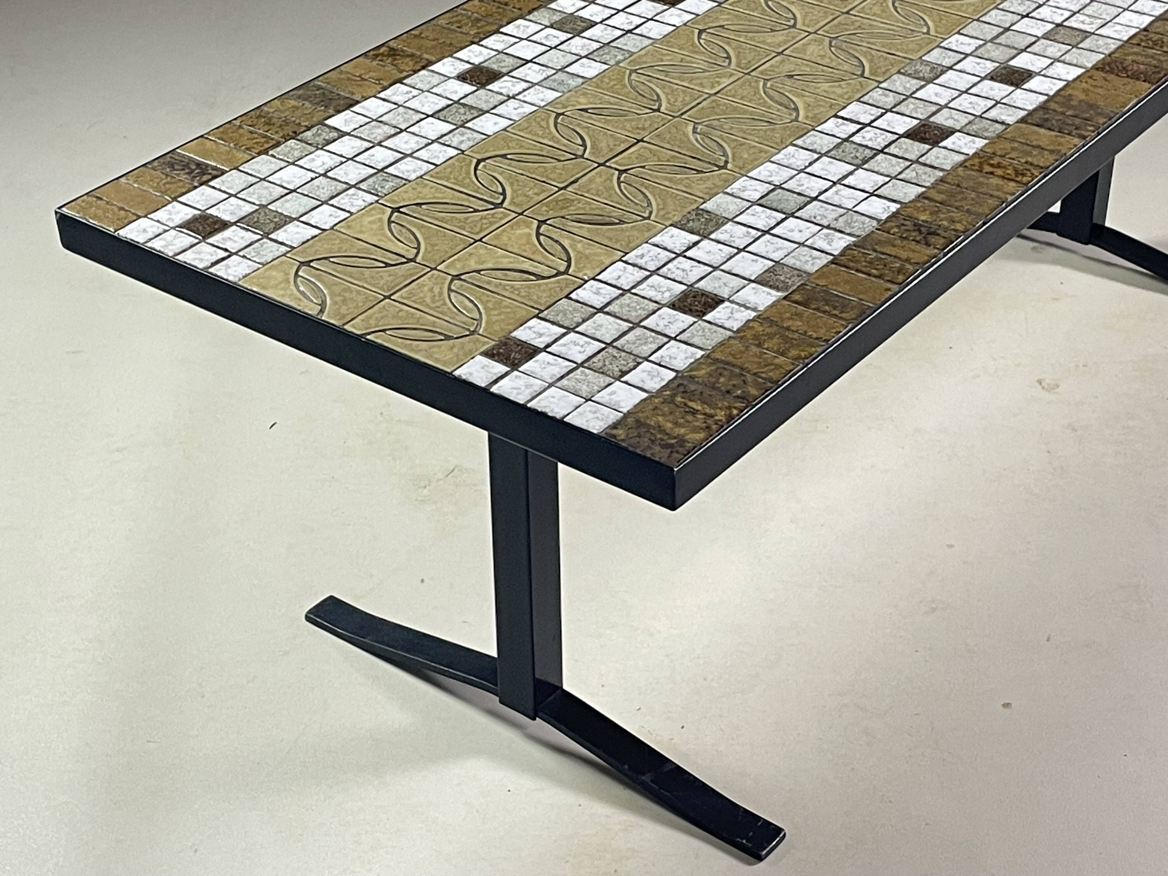 Vintage ceramic coffee table