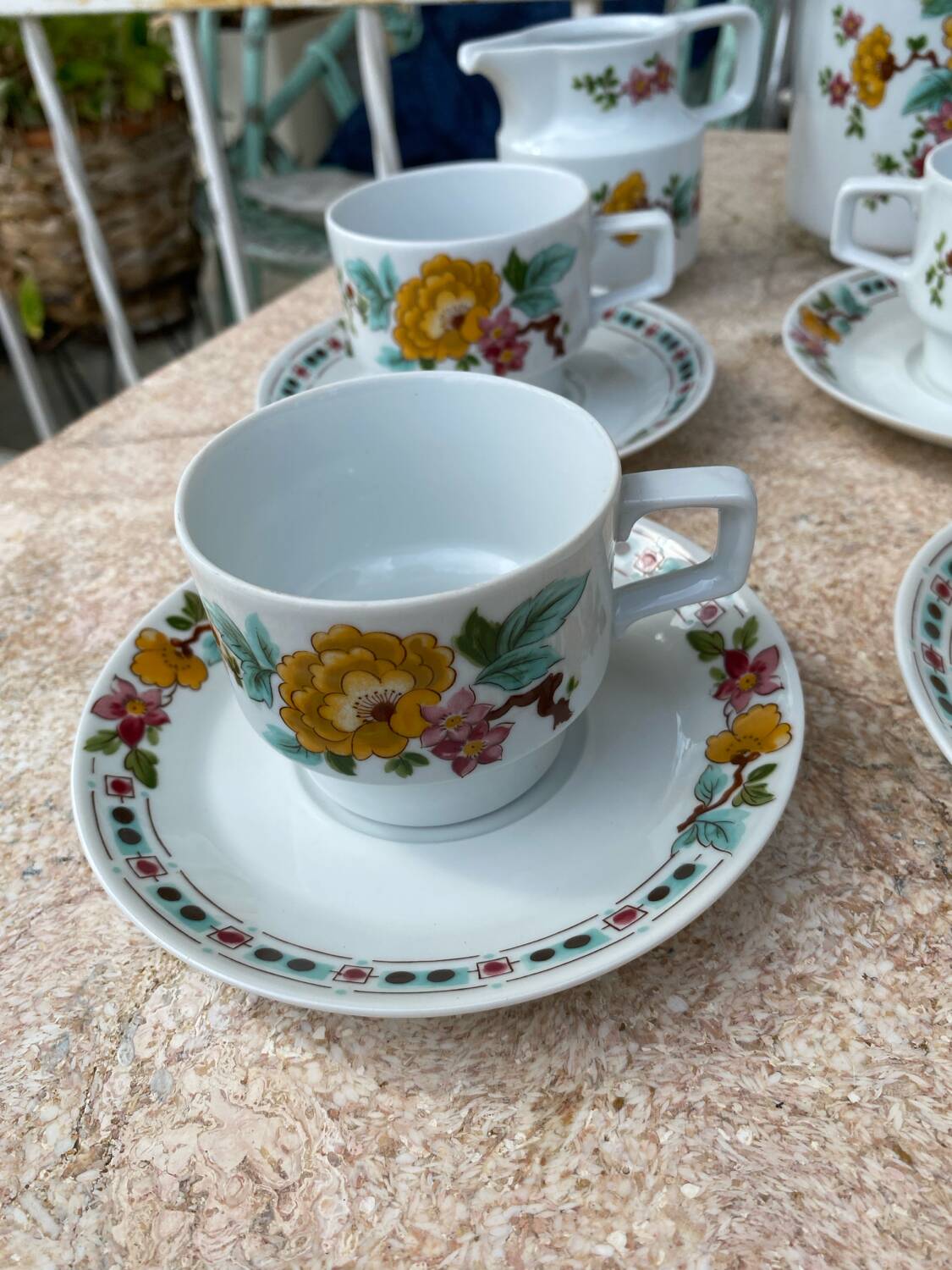 Service à café complet porcelaine allemande