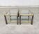 Hollywood Regency Two-Tier Sofa End Tables, 1970s, Set of 2