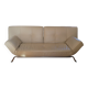 Canapé cuir beige smala de chezcinnz