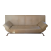 Canapé cuir beige smala de chezcinnz