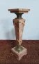 High Louis XVI column in marble and bronze