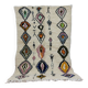 Handmade wool Berber rug 224 x 147 cm